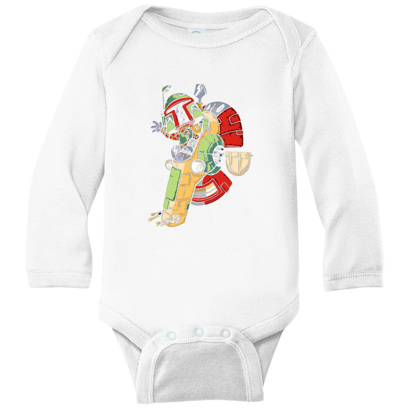 Boba Builder Long Sleeve Baby Bodysuit | Artistshot