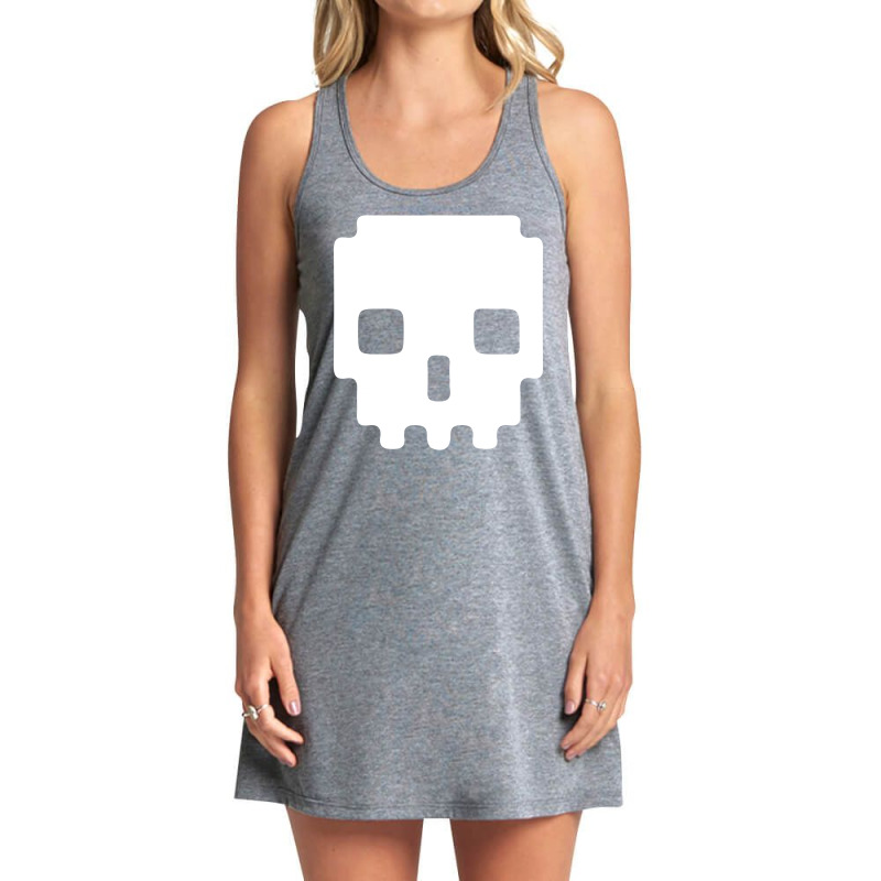 Pixel Skull 8 Bit Era Tank Dress | Artistshot
