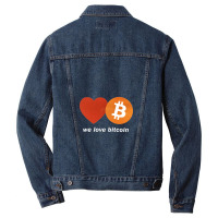 Digital Currency Men Denim Jacket | Artistshot