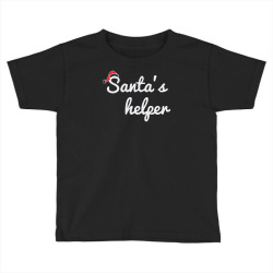 santa's helper cute christmas Toddler T-shirt | Artistshot