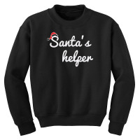 Santa's Helper Cute Christmas Youth Sweatshirt | Artistshot