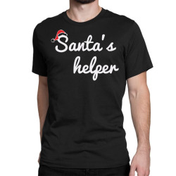 santa's helper cute christmas Classic T-shirt | Artistshot