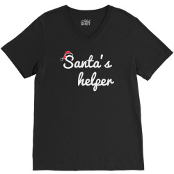 santa's helper cute christmas V-Neck Tee | Artistshot