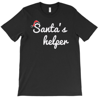Santa's Helper Cute Christmas T-shirt Designed By Wanzinx