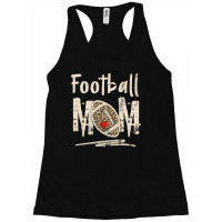 Football Mom Leopard Football Love Football Player 125 Football Player Racerback Tank | Artistshot