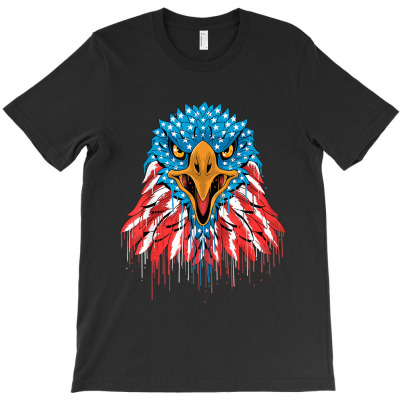 Patriotic Eagle T-shirt 4th Of July Usa American Flag T-shirt Designed By Nguyen Van Thuong