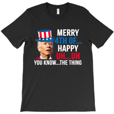 Joe Biden Confused Merry Happy Funny 4th Of July T-shirt Designed By Nguyen Van Thuong