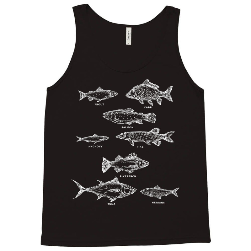 Fish Species Collection Biologist Fishkeeping Animal Fish T Shirt Tank Top by bibonzgulnacqo | Artistshot