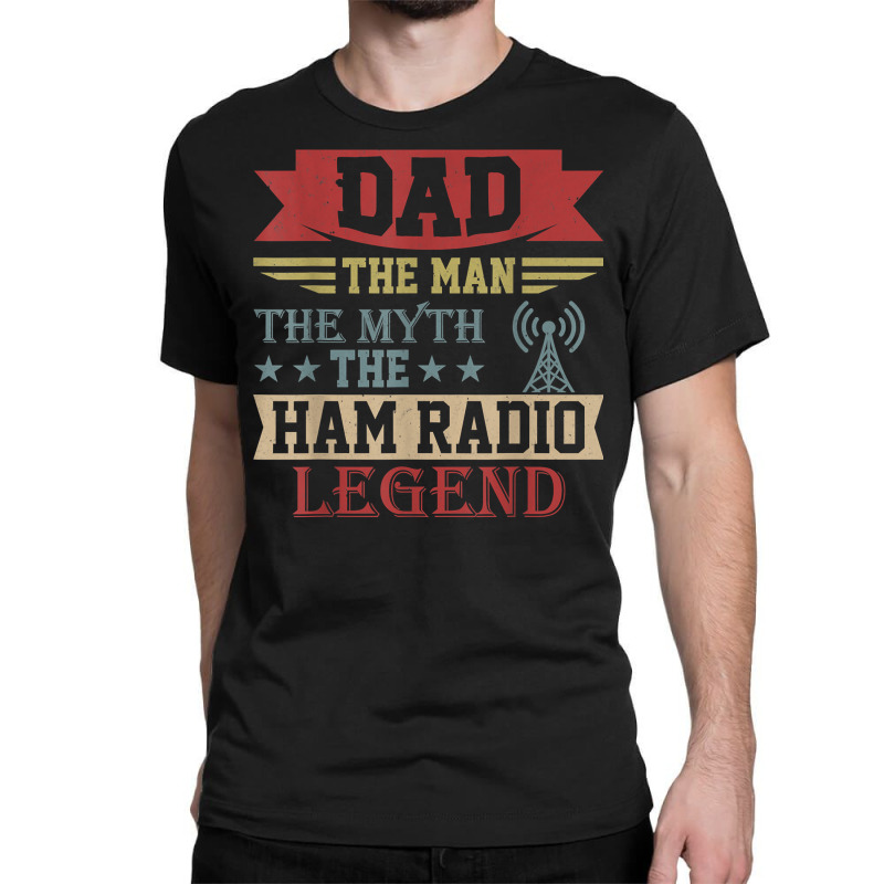 Amateur Ham Radio Operator Shirt Gift For Dad Vintage Retro T Shirt Classic T-shirt by dequariusgoblirsch | Artistshot