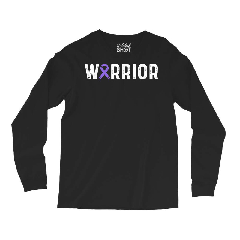 Epilepsy Warrior Awareness Purple Ribbon Men & Women T Shirt Long Sleeve Shirts | Artistshot