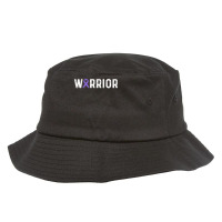 Epilepsy Warrior Awareness Purple Ribbon Men & Women T Shirt Bucket Hat | Artistshot