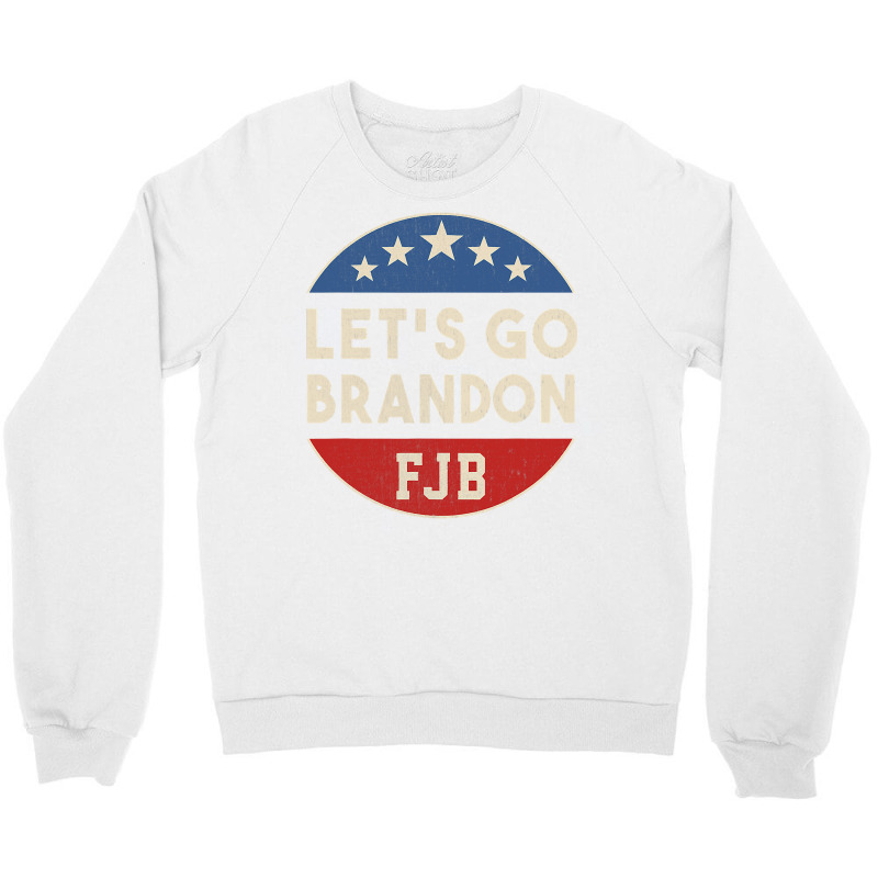 Let’s Go Br.an.d.o.n Conservative Vintage Political Usa Flag T Shirt Crewneck Sweatshirt | Artistshot