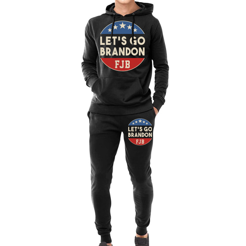 Let’s Go Br.an.d.o.n Conservative Vintage Political Usa Flag T Shirt Hoodie & Jogger Set | Artistshot