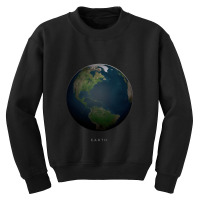 Planet Earth Youth Sweatshirt | Artistshot