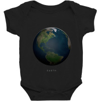 Planet Earth Baby Bodysuit | Artistshot