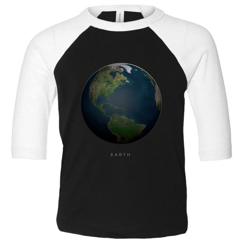 Planet Earth Toddler 3/4 Sleeve Tee | Artistshot