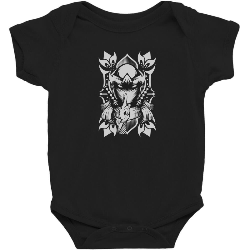 Ninja Female Baby Bodysuit | Artistshot