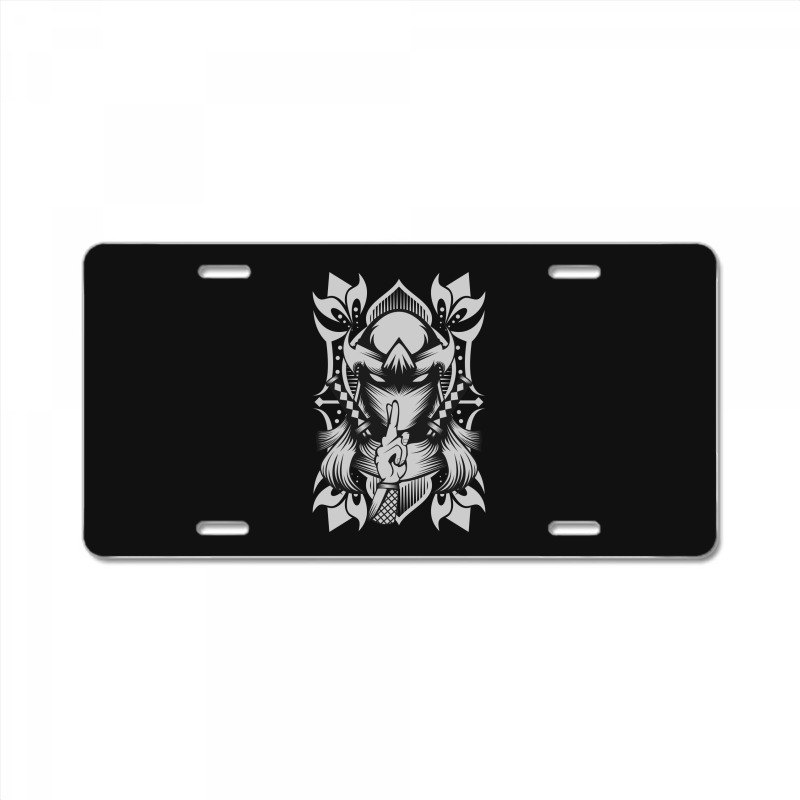 Ninja Female License Plate | Artistshot