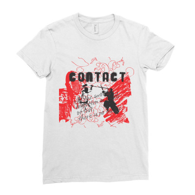 Contact Ladies Fitted T-shirt Designed By Estore