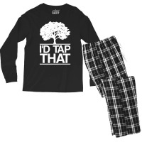 I'd Tap That Maple Tree Tapping Maple Syrup Premium T Shirt Men's Long Sleeve Pajama Set | Artistshot