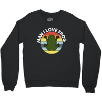 Man I Love Frog Crewneck Sweatshirt | Artistshot