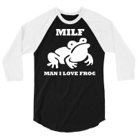 Man I Love Frog 3/4 Sleeve Shirt | Artistshot