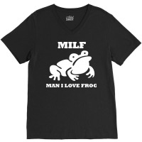 Man I Love Frog V-neck Tee | Artistshot