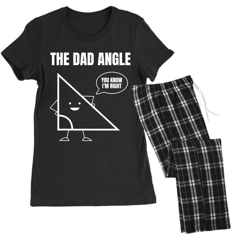 Mens Funny Math Joke Angle Dad Angle Fathers Day Women's Pajamas Set by Hoangduong | Artistshot