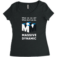 Massive Dynamic Ad From The Fringe Women's Triblend Scoop T-shirt | Artistshot