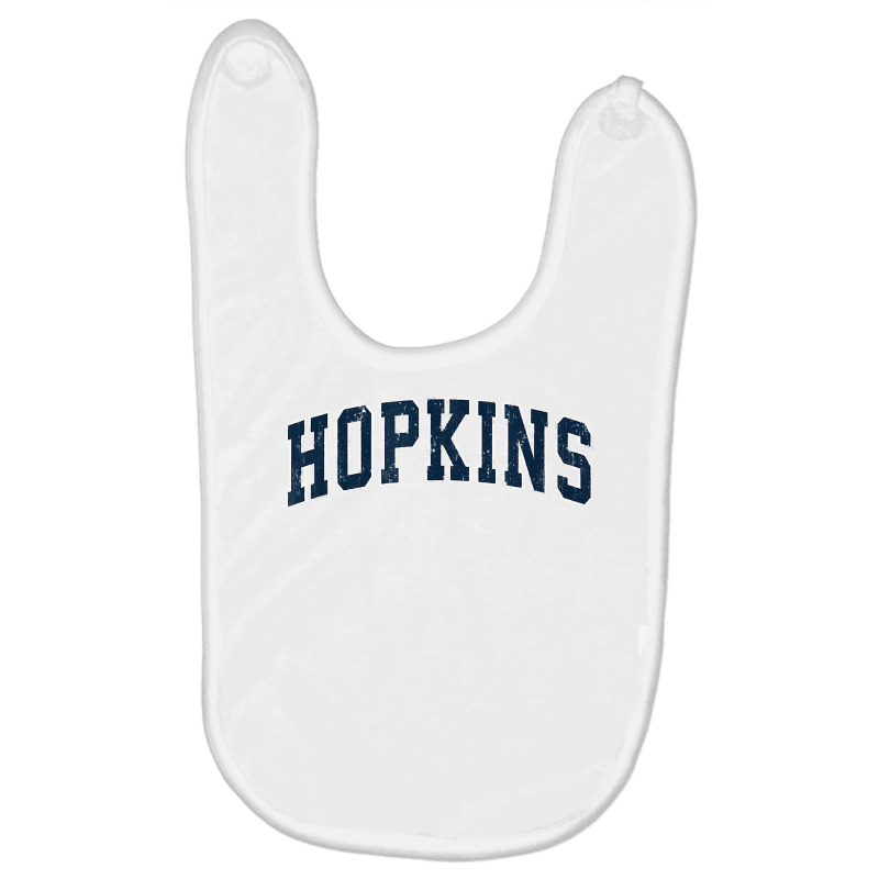 Hopkins Minnesota Mn Vintage Sports Design Navy Design T Shirt Baby Bibs | Artistshot