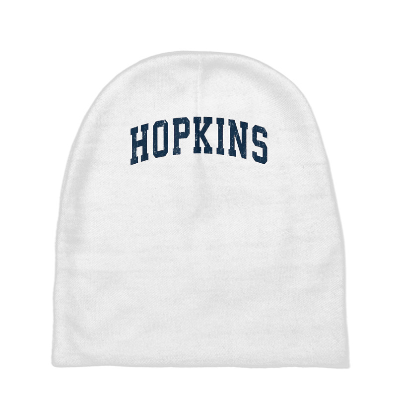 Hopkins Minnesota Mn Vintage Sports Design Navy Design T Shirt Baby Beanies | Artistshot