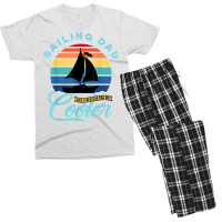 Mens Sailing Dad   Sailboat Sail Boating Captain Sailing Yacht T Shirt Men's T-shirt Pajama Set | Artistshot