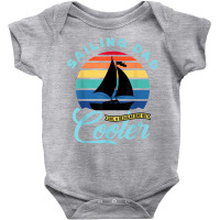 Mens Sailing Dad   Sailboat Sail Boating Captain Sailing Yacht T Shirt Baby Bodysuit | Artistshot