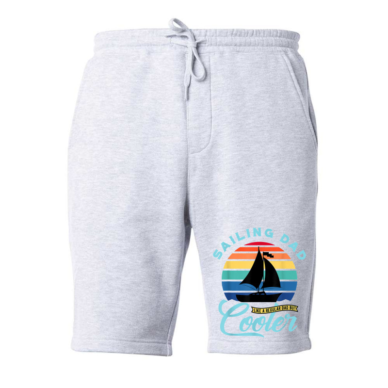 Mens Sailing Dad   Sailboat Sail Boating Captain Sailing Yacht T Shirt Fleece Short | Artistshot