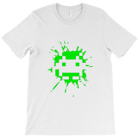 Space Invader 2 Splat T-shirt | Artistshot