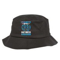 Saltwater Aquarium & Fishkeeping Gifts T Shirt Bucket Hat | Artistshot