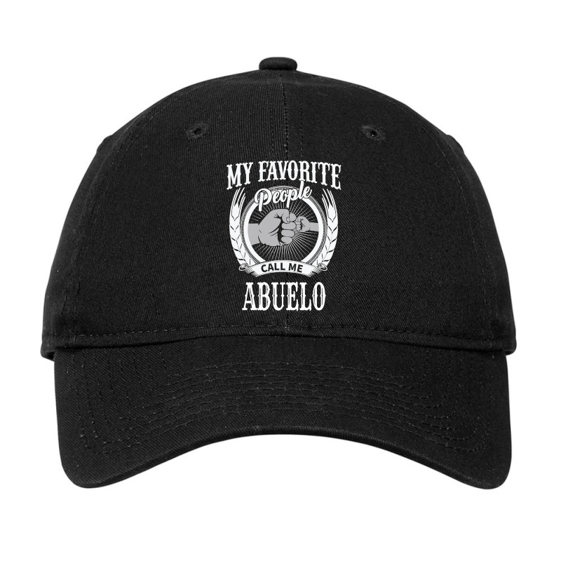 Mens My Favorite People Call Me Abuelo Mexican Spanish Grandpa Adjustable Cap by Hoangduong | Artistshot