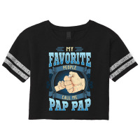 Mens My Favorite People Call Me Pap Pap Gifts Pap Pap Fathers Day Scorecard Crop Tee | Artistshot