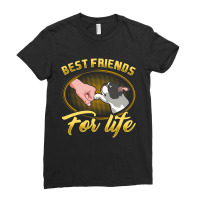 Bestfriends For Life Boston Terrier Dog Mom Dog Dad T Shirt Ladies Fitted T-shirt | Artistshot