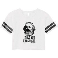 Karl Marx Capitalism Communism Scorecard Crop Tee | Artistshot