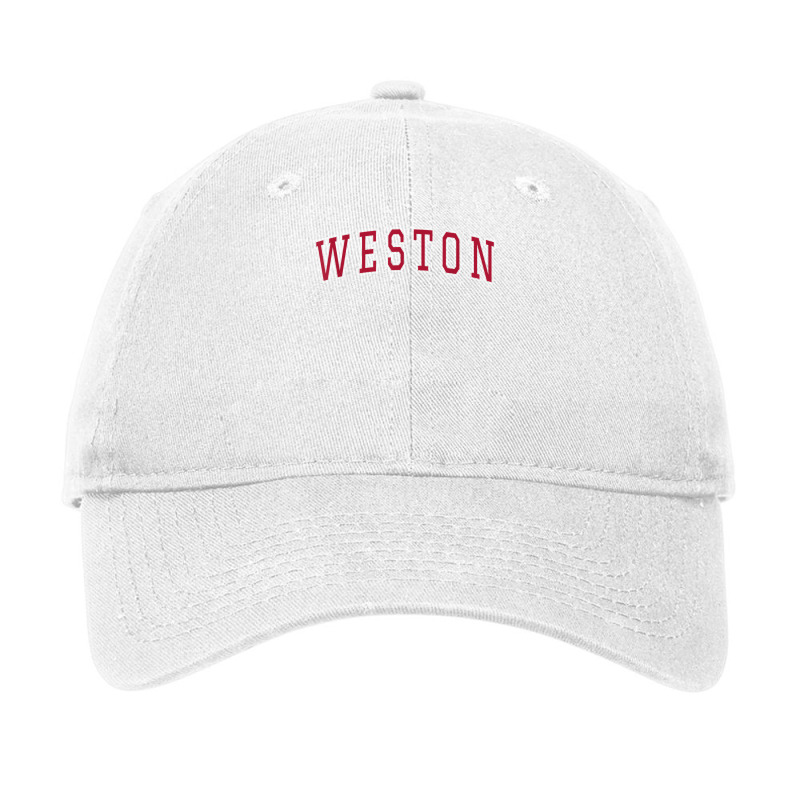 Weston Florida Souvenir Sport College Style Red Text T Shirt Adjustable Cap by bibonzgulnacqo | Artistshot