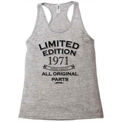 Present Fifty Limited Edition Year 1971 Racerback Tank Designed By Jamiejflores