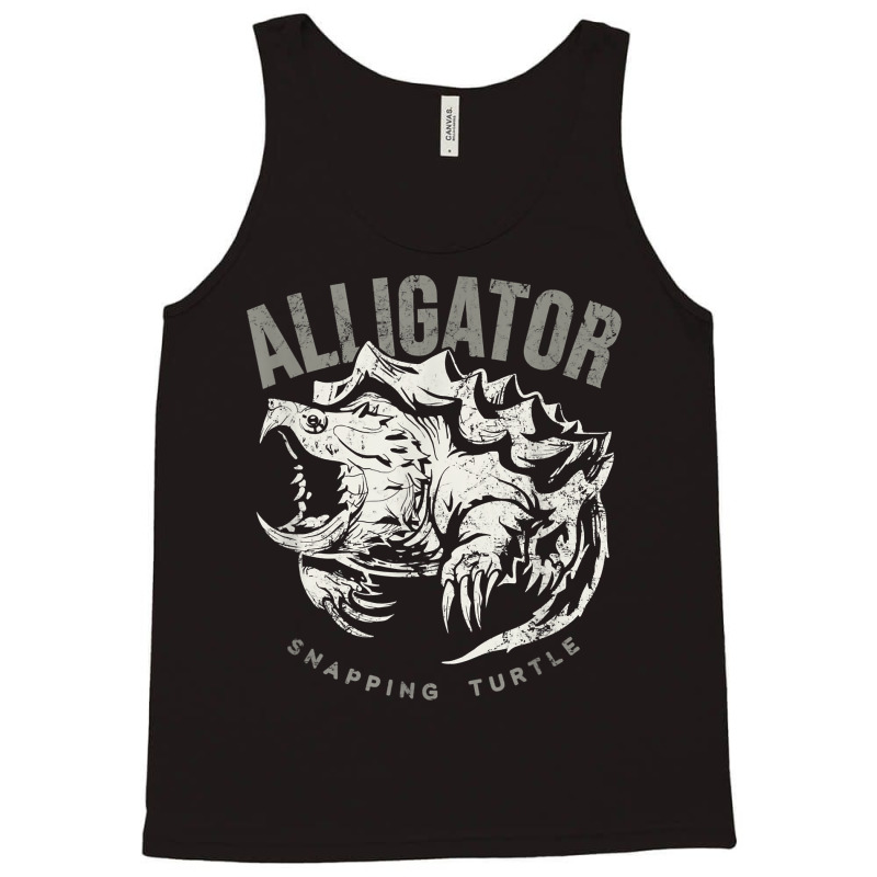 Alligator Snapping Turtle, Vintage Design For Reptile Lovers T Shirt Tank Top | Artistshot