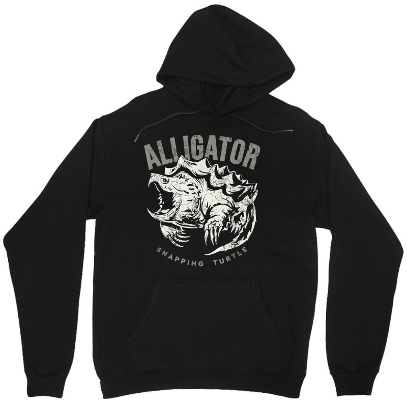 Alligator Snapping Turtle, Vintage Design For Reptile Lovers T Shirt Unisex Hoodie | Artistshot