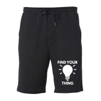 Find Your Thing Fleece Short | Artistshot