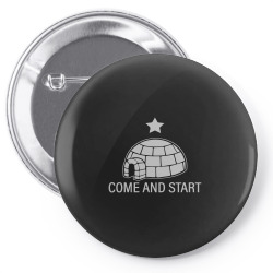 big igloo boogaloo come and start Pin-back button | Artistshot