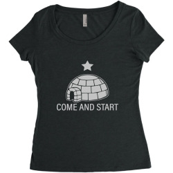 big igloo boogaloo come and start Women's Triblend Scoop T-shirt | Artistshot