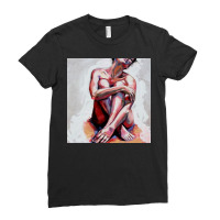 Fire, Hands, Paranoia, Relationship, Angel, Wing, Wings, Winged, Deter Ladies Fitted T-shirt | Artistshot