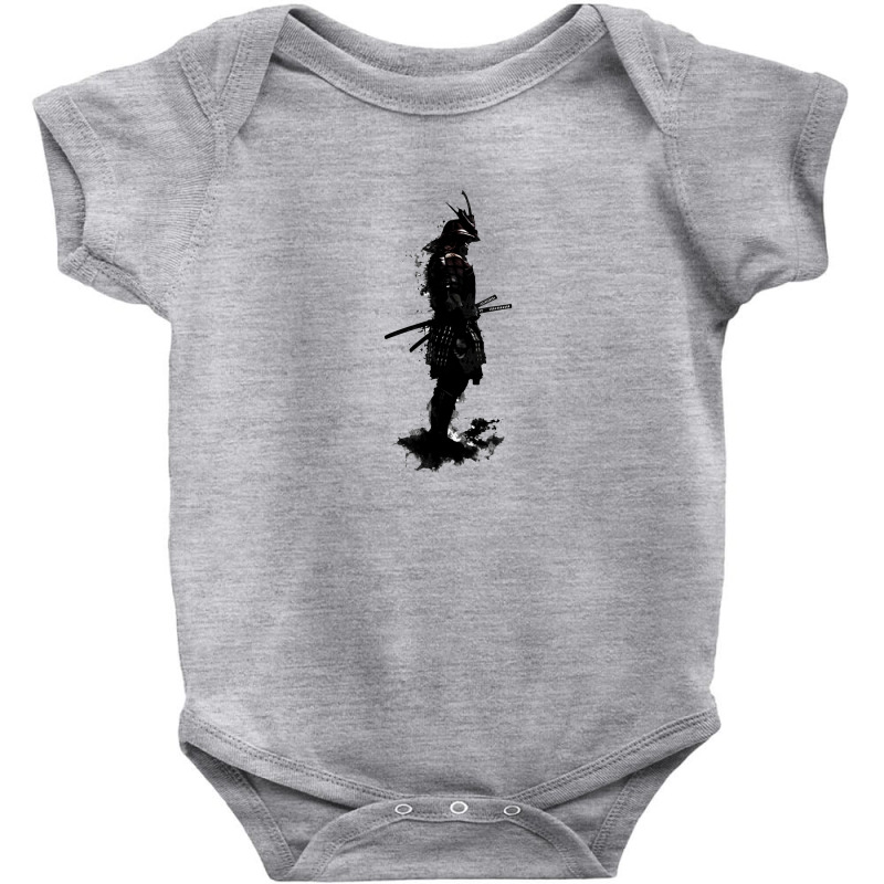 Samurai Black Baby Bodysuit by betakono | Artistshot