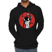 Japanese Warrior   Sexy Samurai   Female Samurai (on Back) T Shirt Lightweight Hoodie | Artistshot